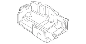 03l-103-660-d Volkswagen Genuine Powertrain Skid Plate