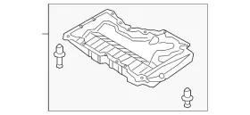 04l-103-660-d Volkswagen Genuine Powertrain Skid Plate