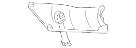 1j0-511-533-b Volkswagen Genuine Stone Guard