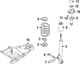5qm-501-559-a Volkswagen Genuine Stone Guard