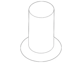 N-909-203-01 Volkswagen Genuine Stone Guard Nut