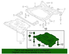 32289658 Volvo Genuine Protect Plate #2