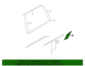 8620843 Volvo Genuine Stone Guard #2