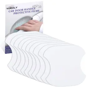 Xw01-021 Voroly 10 Pcs Car Door Handle Cup Scratch Protector Transparent Medium White