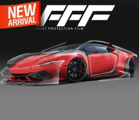 V8-paintprotflmglss-4i54i Vvivid Clear Paint Protection Anti-scratch Film Vinyl Sheet 4 Inch X 54 #2