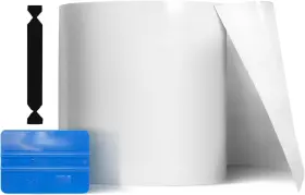 Vvclearpaintprotectivefilm2 Vvivid Clear Paint Protection Bulk Vinyl Wrap Roll - 12 Inch X 20ft