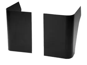 S902 Warrior Products Corner Guards Rear Steel Black Powdercoated Fits Jeep Cj5 Pair