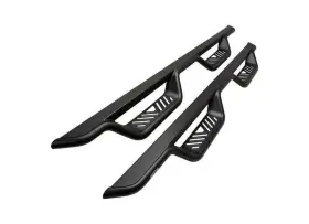 20-12775 Westin Outlaw Drop Step Bars - Black Powdercoat Finish