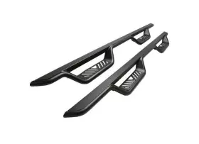 20-13945 Westin Outlaw Drop Step Bars - Black Powdercoat Finish