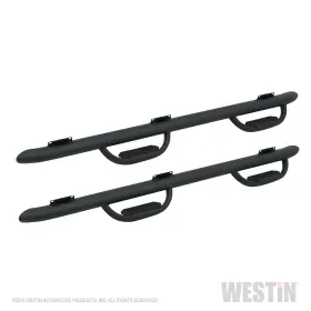 20-4065 Westin 20 4065 Textured Black Genx Oval Drop Nerf Step Bars Wrangler Jl
