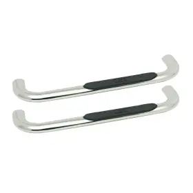 21-1400 Westin Platinum 4 Inch Oval Nerf Step Bars - Polished Stainless Steel