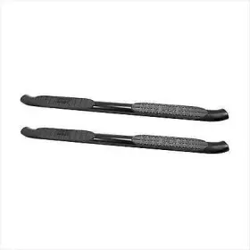 21-23565 Westin Pro Traxx Cab Length 4 Inch Oval Step Bars Black - #2