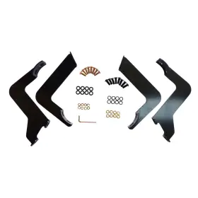 21-23580 Westin Pro Traxx 4 Inch Oval Nerf Step Bars - Polished Stainless Steel #3