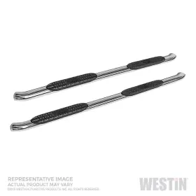 21-24130 Westin Pro Traxx 4 Inch Oval Nerf Step Bars - Polished Stainless Steel