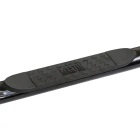 21-2775 Westin Platinum 4 Inch Oval Nerf Step Bars - Black Powdercoat Finish