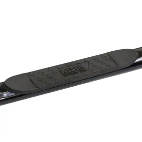 21-3605 Westin Platinum 4 Inch Oval Nerf Step Bars - Black Powdercoat Finish