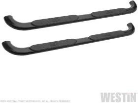 21-3815 Westin Platinum 4 Inch Oval Nerf Step Bars - Black Powdercoat Finish #3