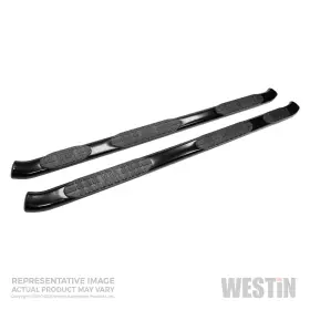 21-534235 Westin Pro Traxx 5 Inch Oval Wheel To Step Bars - Black Powdercoat