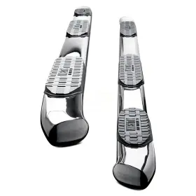 21-534760 Westin - 5 Inch Pro Traxx Wheel-to-wheel Polished Oval Tube Step Bars #2