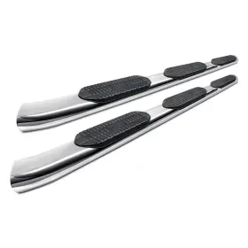 21-534760 Westin - 5 Inch Pro Traxx Wheel-to-wheel Polished Oval Tube Step Bars