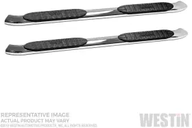 21-54120 Westin Pro Traxx 5 Inch Oval Nerf Step Bars - Polished Stainless Steel