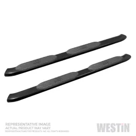 21-54125 Westin Pro Traxx 5 Inch Oval Nerf Step Bars - Black Powdercoat Finish