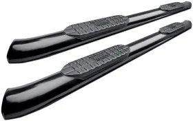 21-54155 Westin Pro Traxx 5 Inch Oval Nerf Step Bars - Black Powdercoat Finish