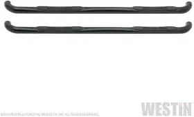 23-1685 Westin E-series 3 Inch Round Nerf Step Bars - Black Powdercoat Finish #3