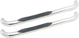 23-2110 Westin E-series 3 Inch Round Nerf Step Bars - Polished Stainless Steel