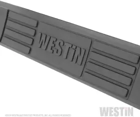 23-3555 Westin E-series 3 Inch Round Nerf Step Bars - Black Powdercoat Finish #2