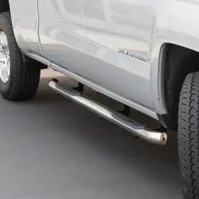 23-3820 Westin E-series 3 Round Nerf Step Bars Fits Sierra 1500 Silverado #3