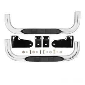 23-4110 Westin E-series 3 Round Nerf Step Bars Fits Sierra 1500 Silverado