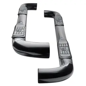 25-0625 Westin - 3 Inch Signature Series Cab Length Black Round Step Bars #2