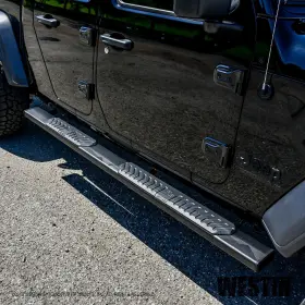 28-51325 Westin R5 Nerf Step Bars - Black Powdercoat Finish #3