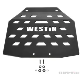 42-21085 Westin 42 21085 Textured Black Transfer Case Skid Plate Wrangler Jl #3