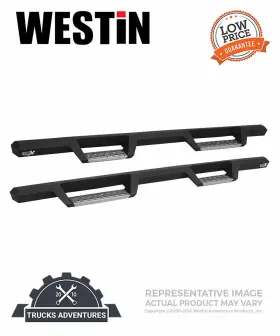 56-137252 Westin Hdx Stainless Drop Nerf Step Bars