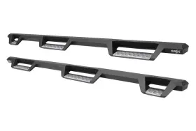 56-5343352 Westin - 4 Inch Hdx Wheel-to-wheel Black Drop Steps With Polished Step #3