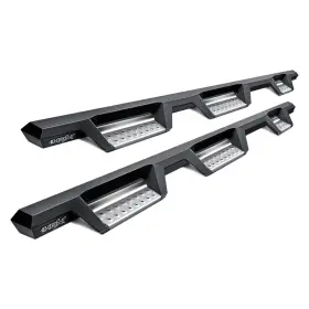 56-5343352 Westin - 4 Inch Hdx Wheel-to-wheel Black Drop Steps With Polished Step