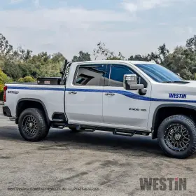 56-534765 Westin Hdx Drop Nerf Step Bars Silverado/sierra 2500/3500 Crew Cab 6.5ft. Bed #3