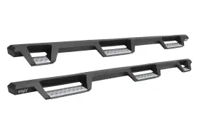56-5347652 Westin - 4 Inch Hdx Wheel-to-wheel Black Drop Steps With Polished Step #2