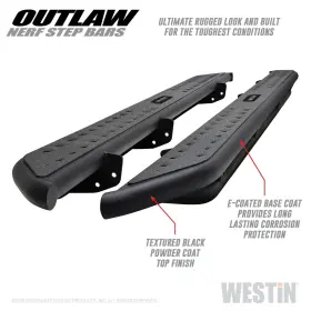 58-53565 Westin Outlaw Nerf Step Bars