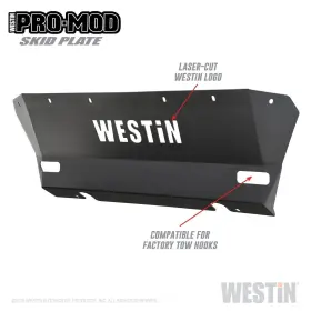58-71155 Westin Skid Plate-pro-mod Fits 2015 Chevrolet Colorado