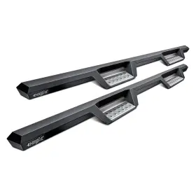 56-141552 Westin Automotive - 4 Inch Hdx Cab Length Black Drop Steps With Polished Step Plates