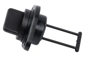 3051bc Whitecap - 1 Inch D Nylon Black Garboard Drain Plug #2