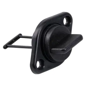 3051bc Whitecap - 1 Inch D Nylon Black Garboard Drain Plug #3