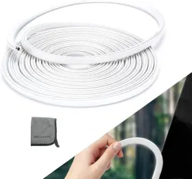 Winunite 721821070385 32.8ft 10m Car Door Edge Guards White Fits Most 32-4/5ft