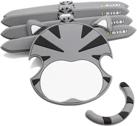 Wlong 747749087663 Cute Car Door Protector Sticker Side Handle Cat Scratch Pet-cat #2