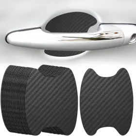 Lmnu715i8k Wssrogy 20 Pcs Carbon Fiber Anti-scratches Car Door Handle Cup Black