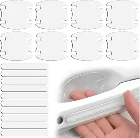Lvpj2xyf95 Wssrogy 18 Pcs Car Door Handle Scratch Protectors Transparent