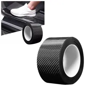 Yehveh Pol635 2 Roll Car Door Edge Guards Anti-scratch Anti-collision 3d Black